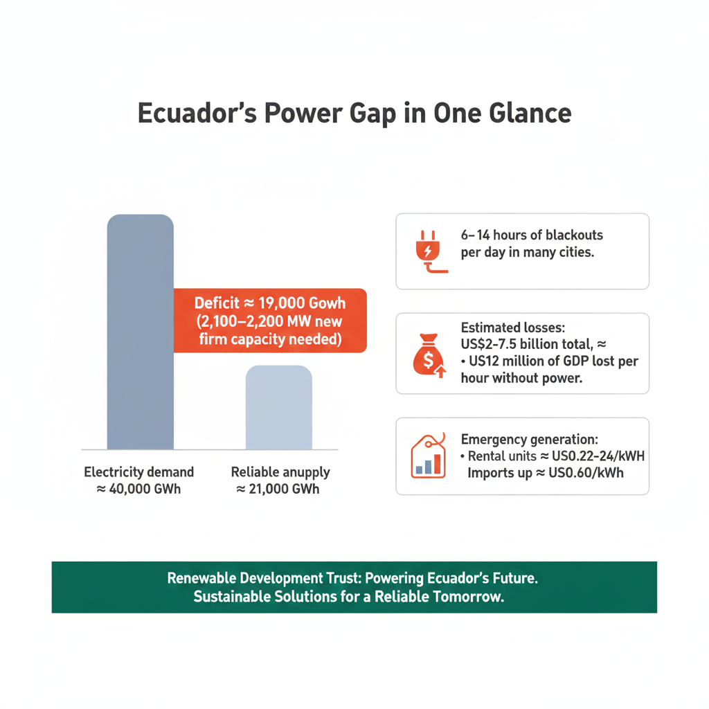 Ecuador power gap